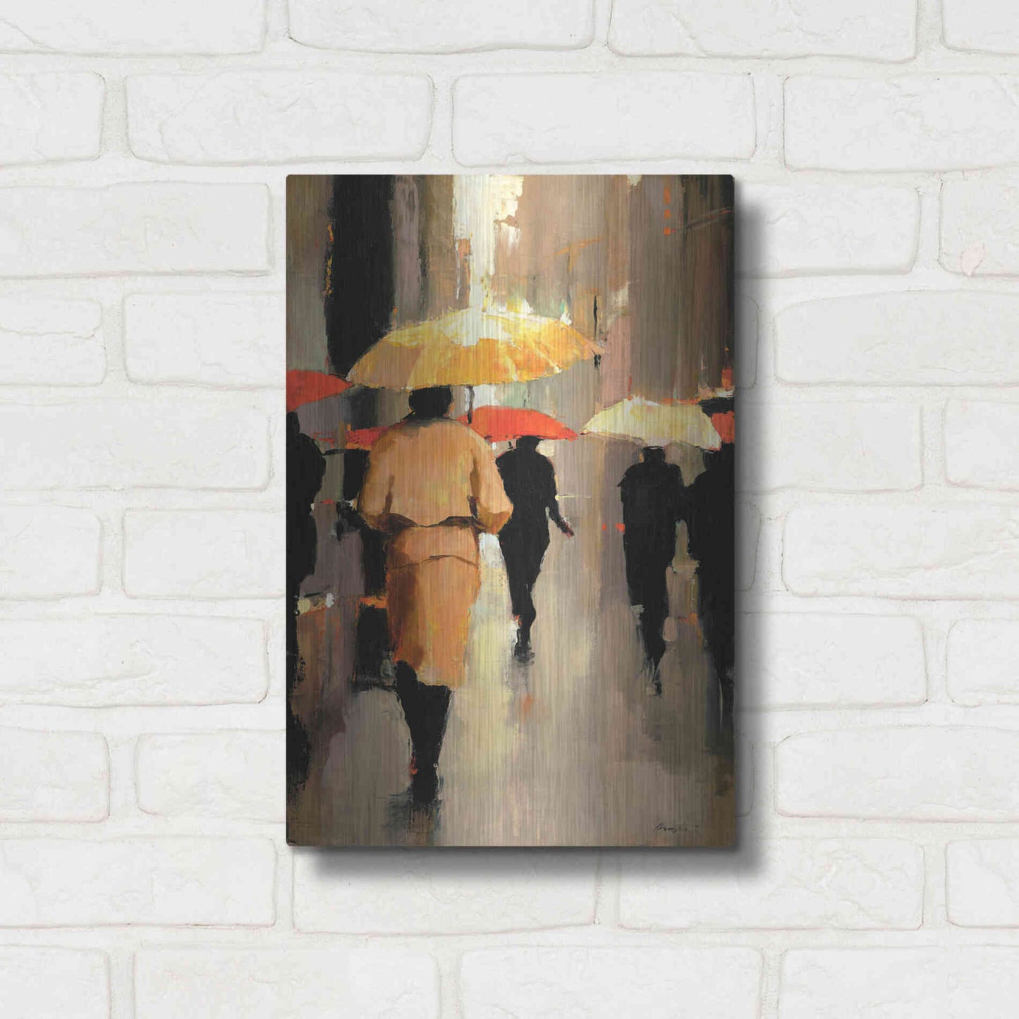 Luxe Metal Art  'In Barcelona'  by Lorraine Christie, Metal Wall Art,12x16