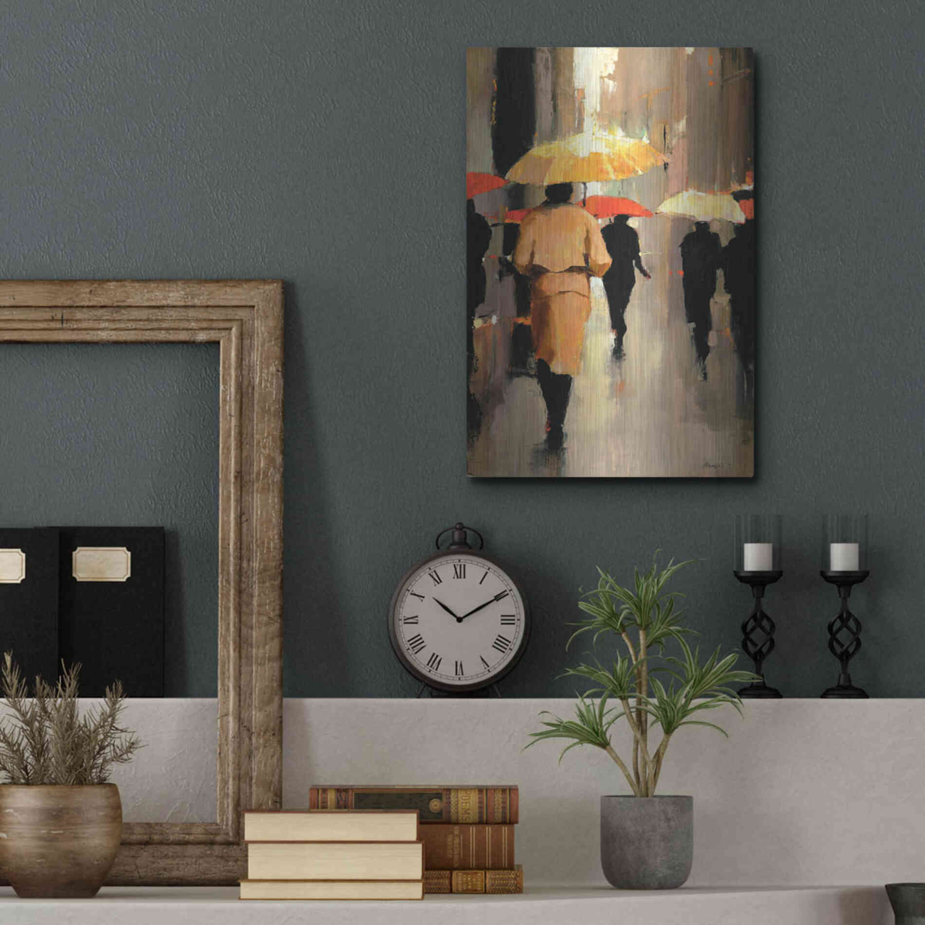 Luxe Metal Art  'In Barcelona'  by Lorraine Christie, Metal Wall Art,12x16