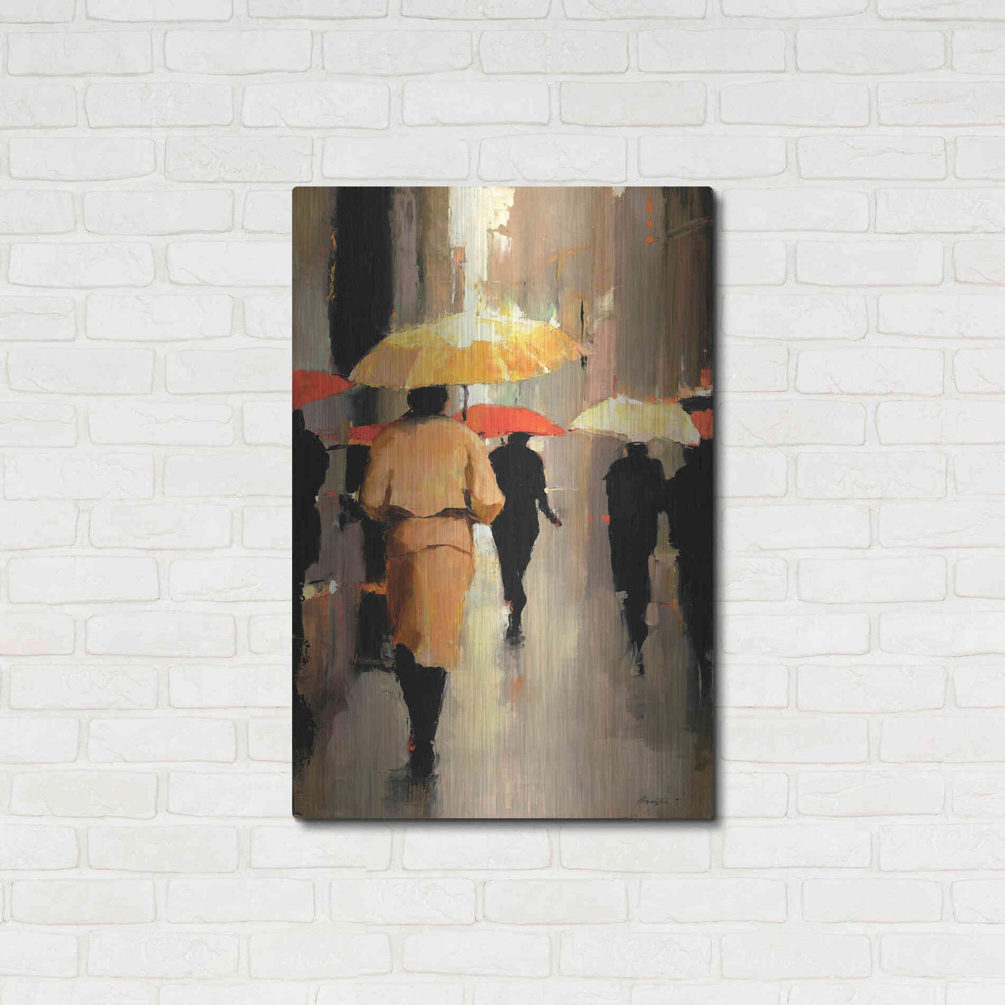 Luxe Metal Art  'In Barcelona'  by Lorraine Christie, Metal Wall Art,24x36