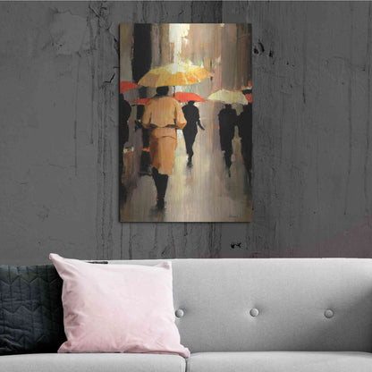 Luxe Metal Art  'In Barcelona'  by Lorraine Christie, Metal Wall Art,24x36