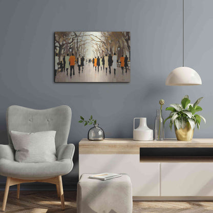 Luxe Metal Art  'Poet's Walk'  by Lorraine Christie, Metal Wall Art,24x16