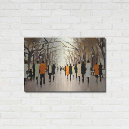 Luxe Metal Art  'Poet's Walk'  by Lorraine Christie, Metal Wall Art,36x24