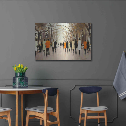 Luxe Metal Art  'Poet's Walk'  by Lorraine Christie, Metal Wall Art,36x24