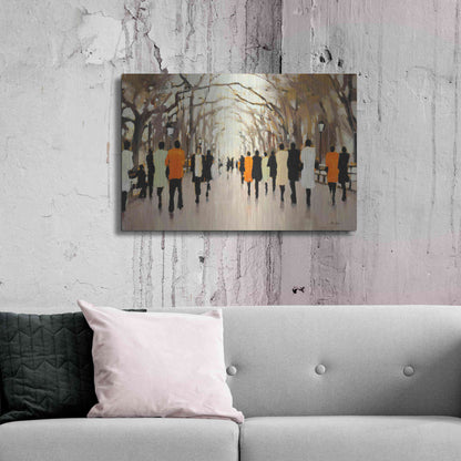 Luxe Metal Art  'Poet's Walk'  by Lorraine Christie, Metal Wall Art,36x24