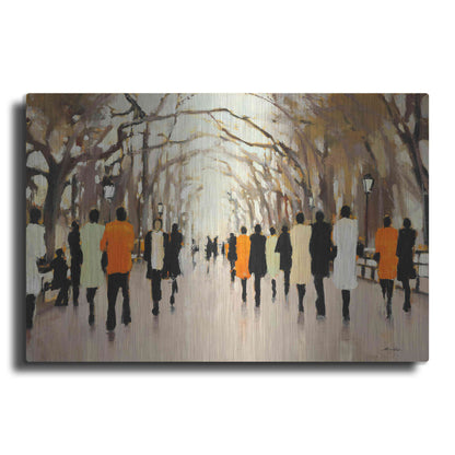 Luxe Metal Art  'Poet's Walk'  by Lorraine Christie, Metal Wall Art