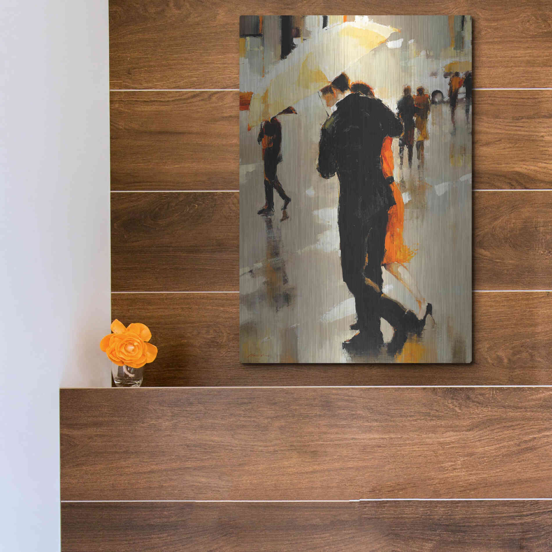 Luxe Metal Art  'Shelter of the Soul'  by Lorraine Christie, Metal Wall Art,12x16