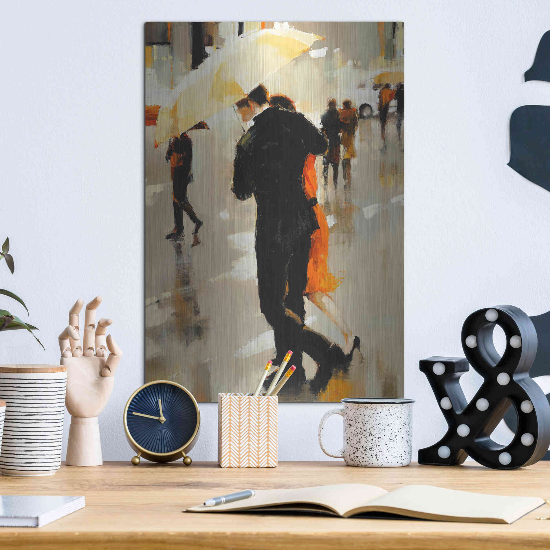 Luxe Metal Art  'Shelter of the Soul'  by Lorraine Christie, Metal Wall Art,12x16