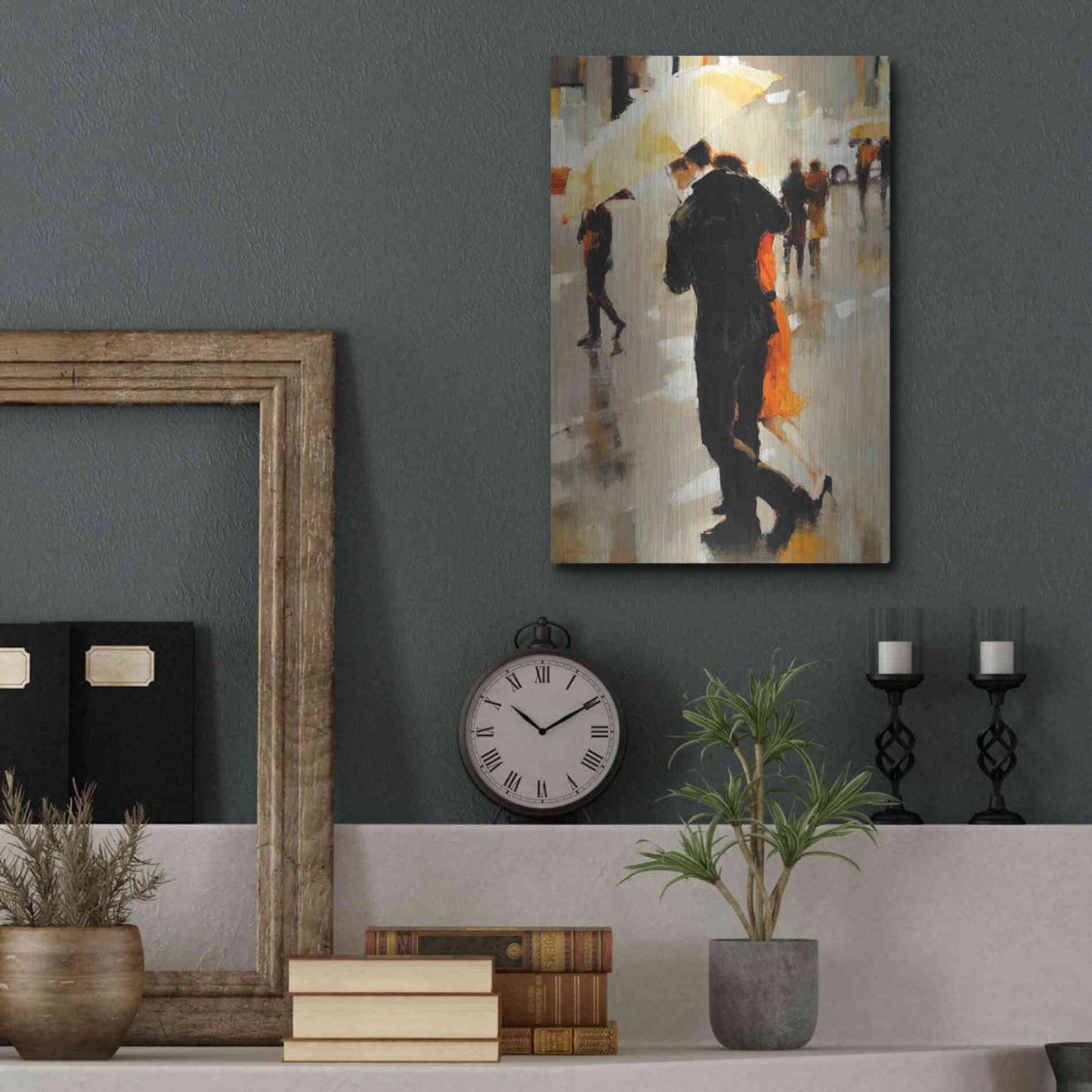 Luxe Metal Art  'Shelter of the Soul'  by Lorraine Christie, Metal Wall Art,12x16