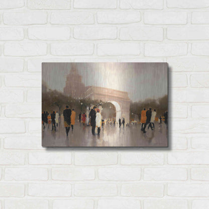 Luxe Metal Art  'Monumental Day'  by Lorraine Christie, Metal Wall Art,24x16