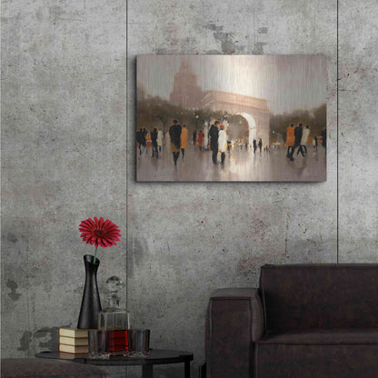 Luxe Metal Art  'Monumental Day'  by Lorraine Christie, Metal Wall Art,36x24