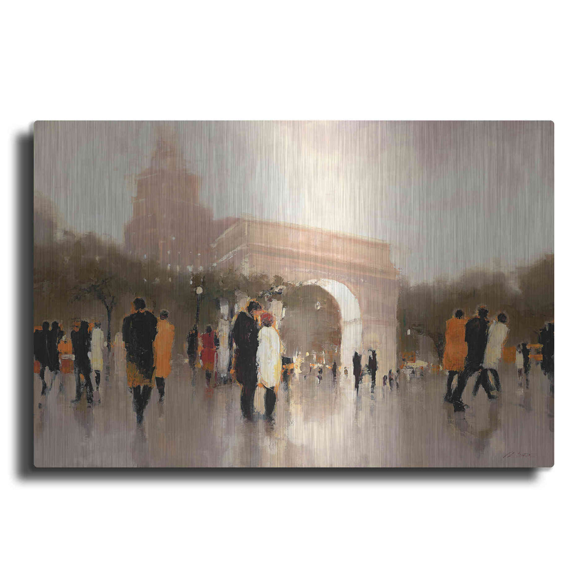 Luxe Metal Art  'Monumental Day'  by Lorraine Christie, Metal Wall Art