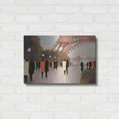 Luxe Metal Art  'Paris Remembered'  by Lorraine Christie, Metal Wall Art,24x16