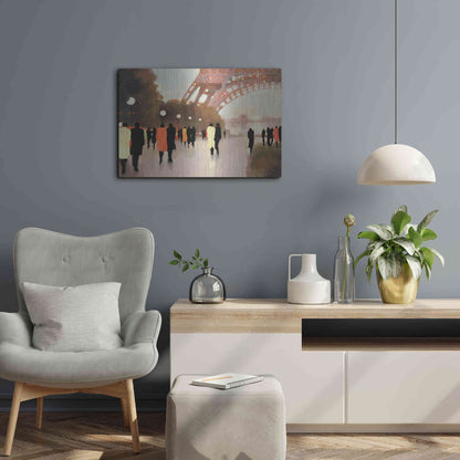 Luxe Metal Art  'Paris Remembered'  by Lorraine Christie, Metal Wall Art,24x16