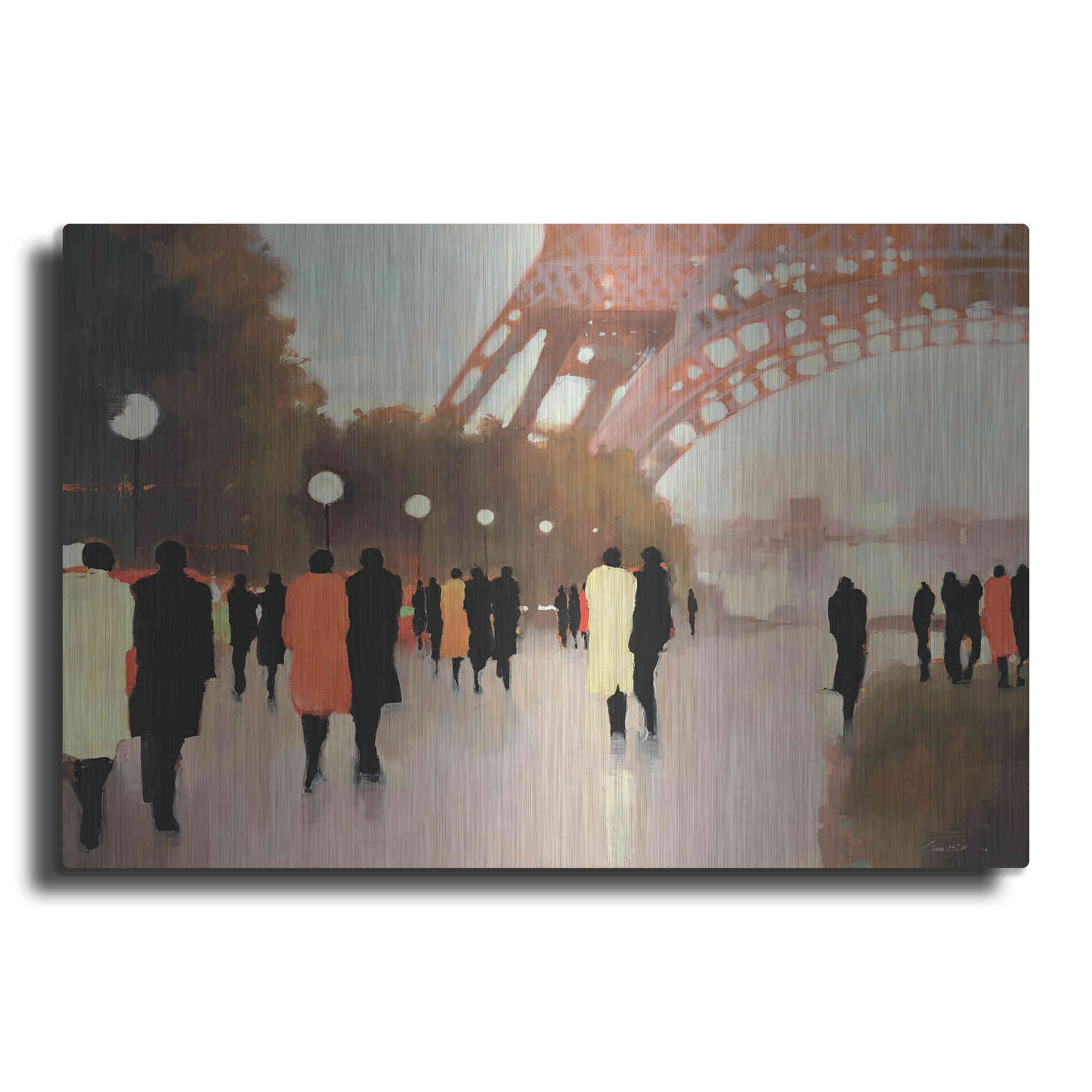 Luxe Metal Art  'Paris Remembered'  by Lorraine Christie, Metal Wall Art