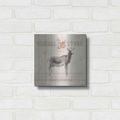 Luxe Metal Art 'Farm Patchwork VII' by Danhui Nai, Metal Wall Art,12x12