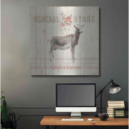 Luxe Metal Art 'Farm Patchwork VII' by Danhui Nai, Metal Wall Art,36x36