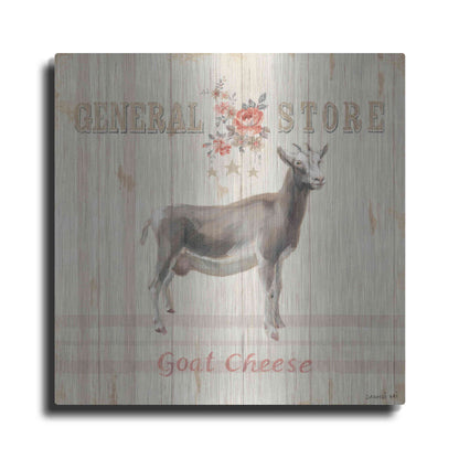 Luxe Metal Art 'Farm Patchwork VII' by Danhui Nai, Metal Wall Art