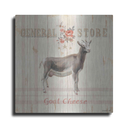 Luxe Metal Art 'Farm Patchwork VII' by Danhui Nai, Metal Wall Art