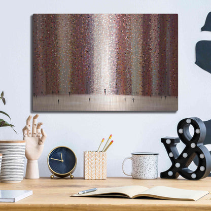 Luxe Metal Art 'Romance And Rain' by Ekaterina Ermilkina Metal Wall Art,16x12