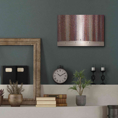 Luxe Metal Art 'Romance And Rain' by Ekaterina Ermilkina Metal Wall Art,16x12
