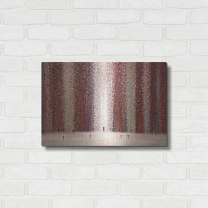 Luxe Metal Art 'Romance And Rain' by Ekaterina Ermilkina Metal Wall Art,24x16