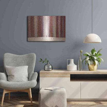 Luxe Metal Art 'Romance And Rain' by Ekaterina Ermilkina Metal Wall Art,24x16