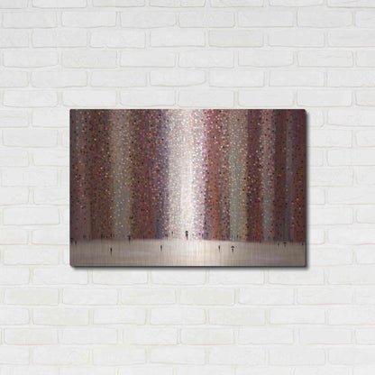 Luxe Metal Art 'Romance And Rain' by Ekaterina Ermilkina Metal Wall Art,36x24