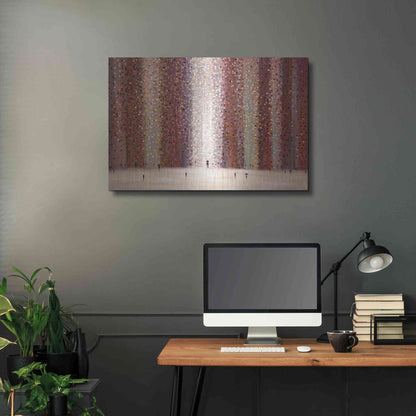 Luxe Metal Art 'Romance And Rain' by Ekaterina Ermilkina Metal Wall Art,36x24