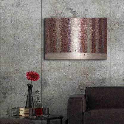 Luxe Metal Art 'Romance And Rain' by Ekaterina Ermilkina Metal Wall Art,36x24