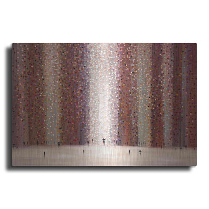 Luxe Metal Art 'Romance And Rain' by Ekaterina Ermilkina Metal Wall Art