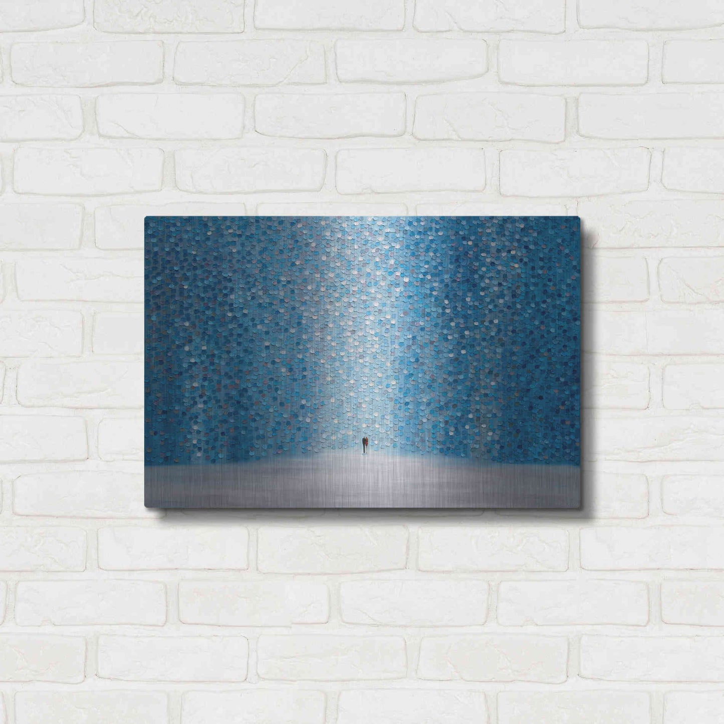 Luxe Metal Art 'Romantica' by Ekaterina Ermilkina Metal Wall Art,24x16