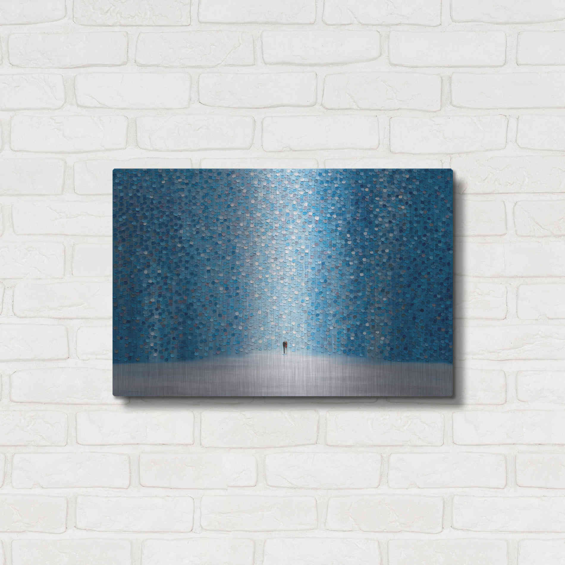 Luxe Metal Art 'Romantica' by Ekaterina Ermilkina Metal Wall Art,24x16