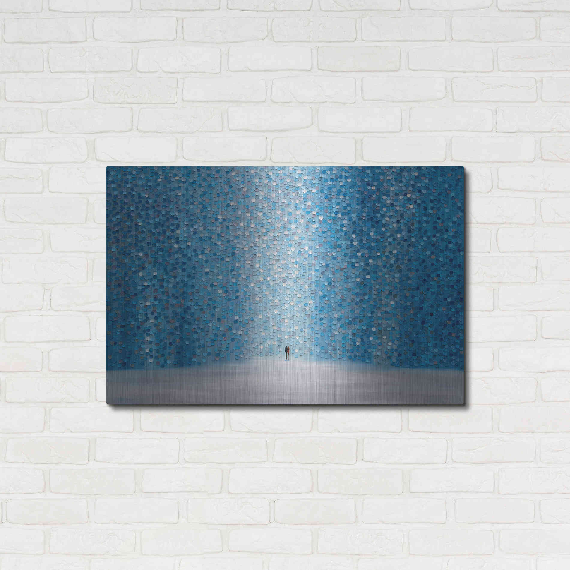 Luxe Metal Art 'Romantica' by Ekaterina Ermilkina Metal Wall Art,36x24