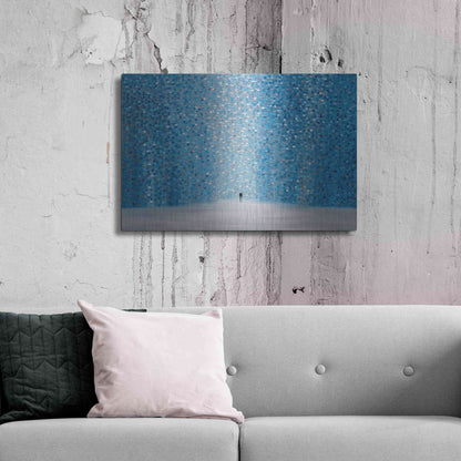 Luxe Metal Art 'Romantica' by Ekaterina Ermilkina Metal Wall Art,36x24