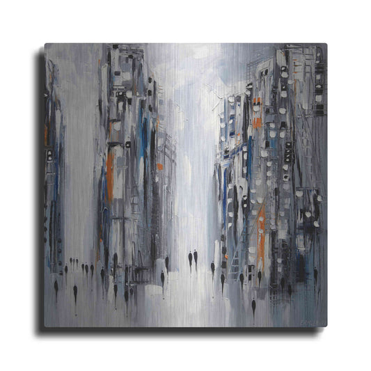 Luxe Metal Art 'City Escape' by Ekaterina Ermilkina Metal Wall Art