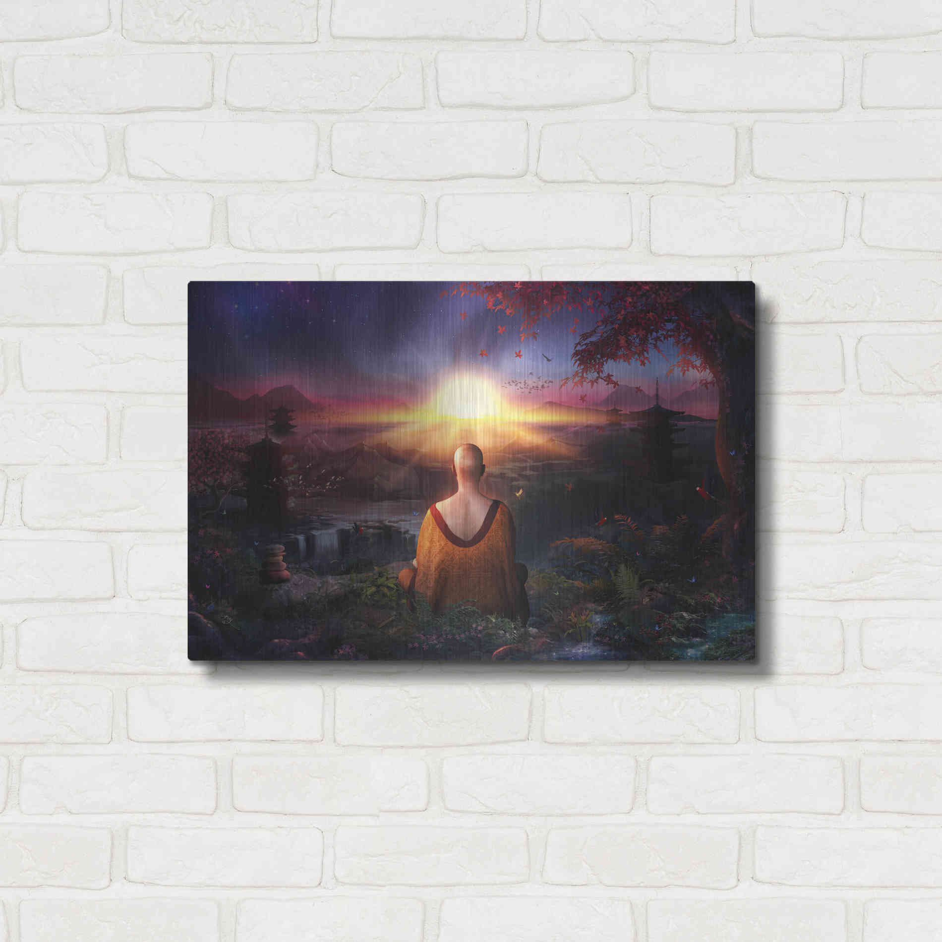 Luxe Metal Art 'A Magical Existence' by Cameron Gray Metal Wall Art,24x16