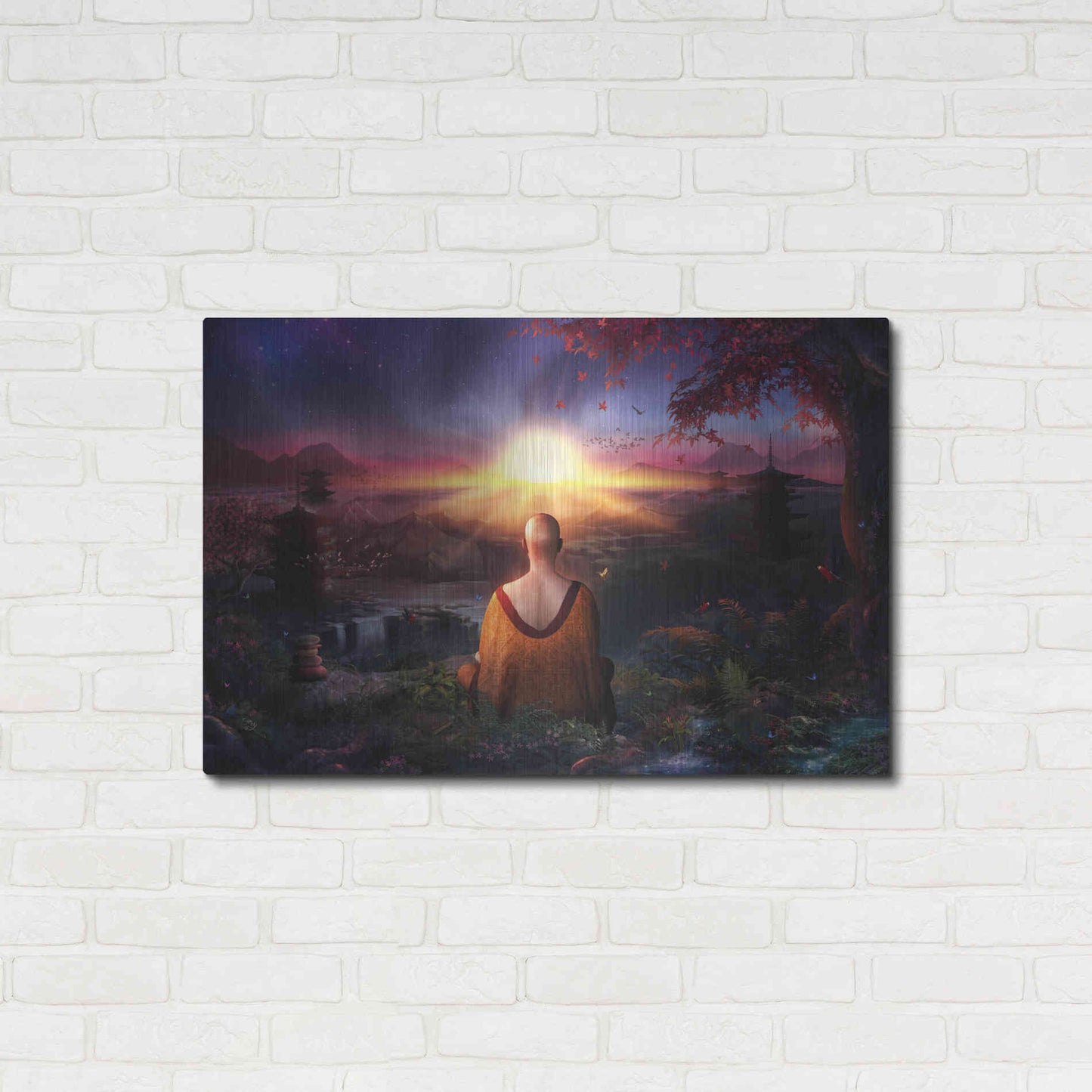 Luxe Metal Art 'A Magical Existence' by Cameron Gray Metal Wall Art,36x24