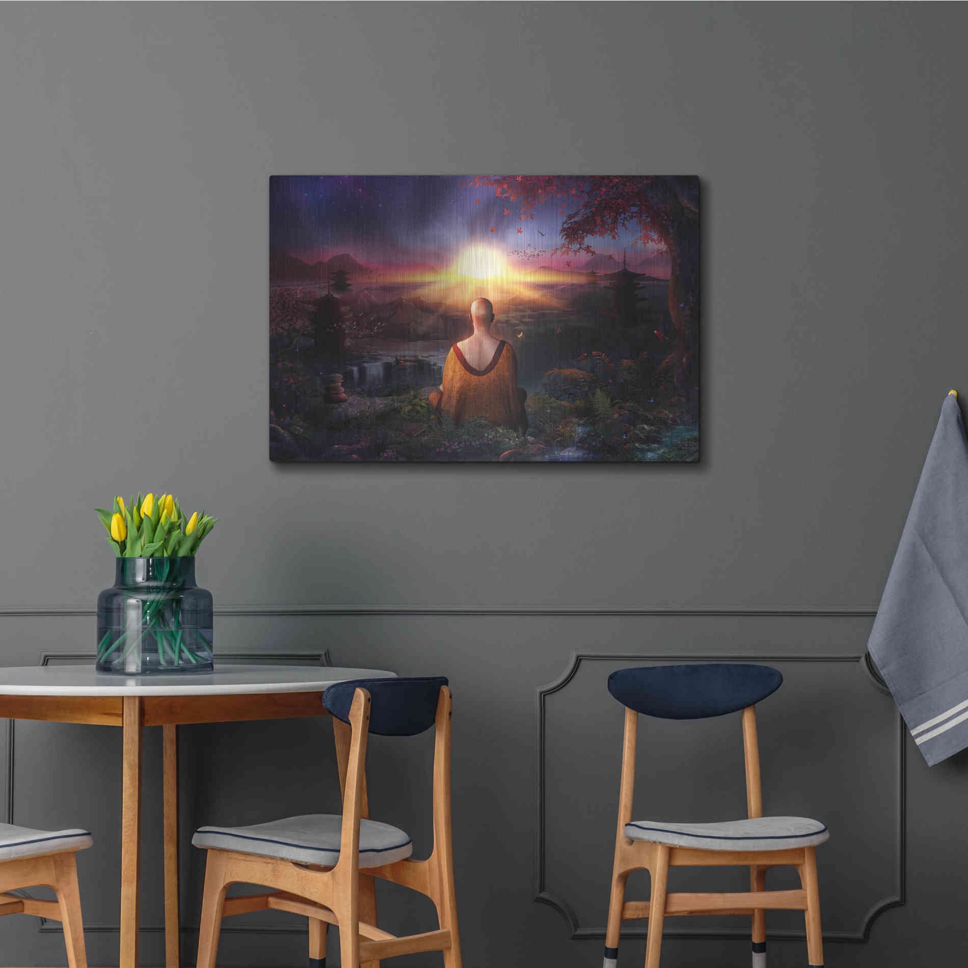 Luxe Metal Art 'A Magical Existence' by Cameron Gray Metal Wall Art,36x24