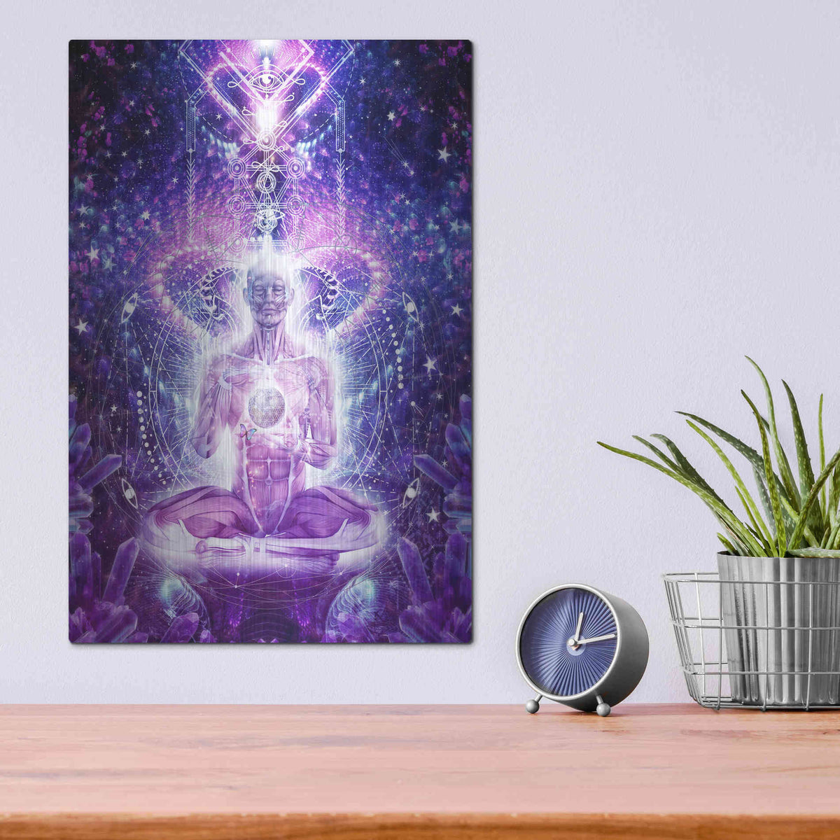 Luxe Metal Art 'Balanced Self' by Cameron Gray Metal Wall Art,12x16