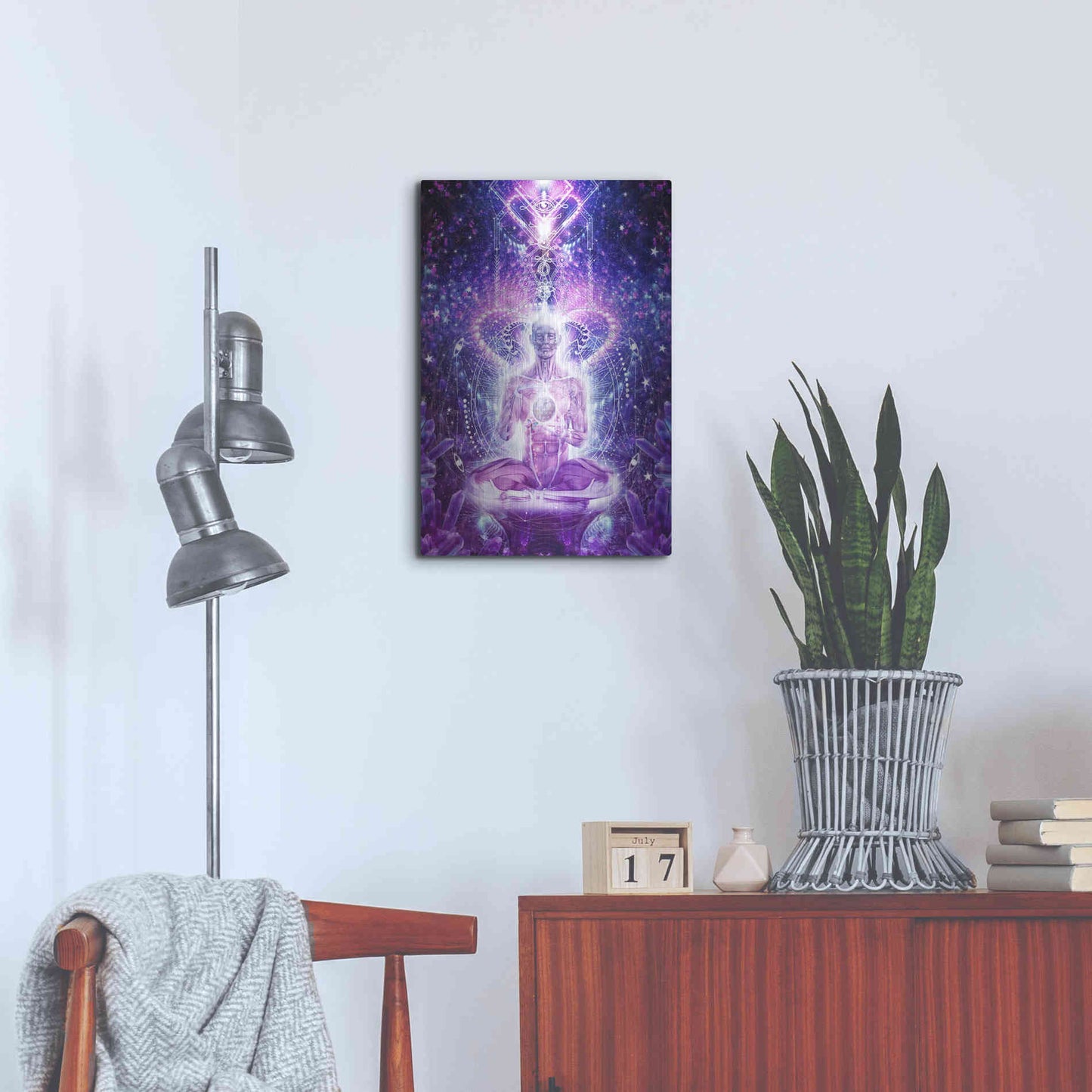 Luxe Metal Art 'Balanced Self' by Cameron Gray Metal Wall Art,16x24