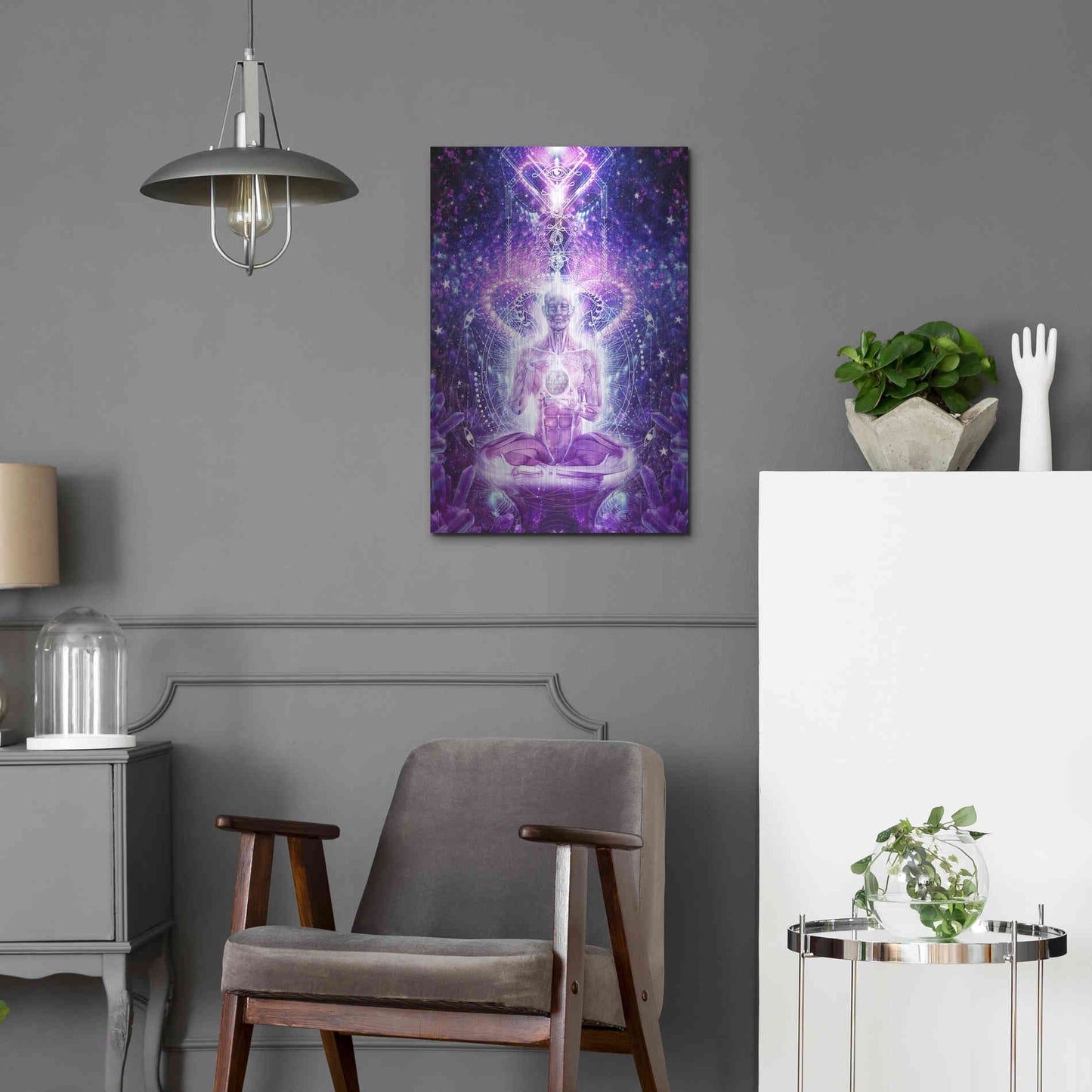 Luxe Metal Art 'Balanced Self' by Cameron Gray Metal Wall Art,16x24