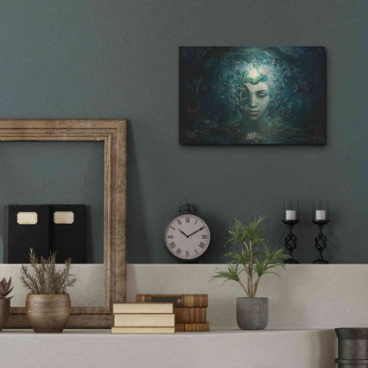 Luxe Metal Art 'Beautiful And Broken' by Cameron Gray Metal Wall Art,16x12
