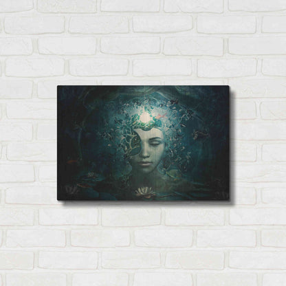 Luxe Metal Art 'Beautiful And Broken' by Cameron Gray Metal Wall Art,24x16
