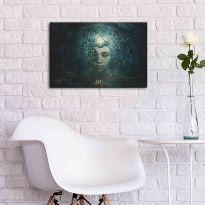 Luxe Metal Art 'Beautiful And Broken' by Cameron Gray Metal Wall Art,24x16