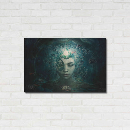 Luxe Metal Art 'Beautiful And Broken' by Cameron Gray Metal Wall Art,36x24