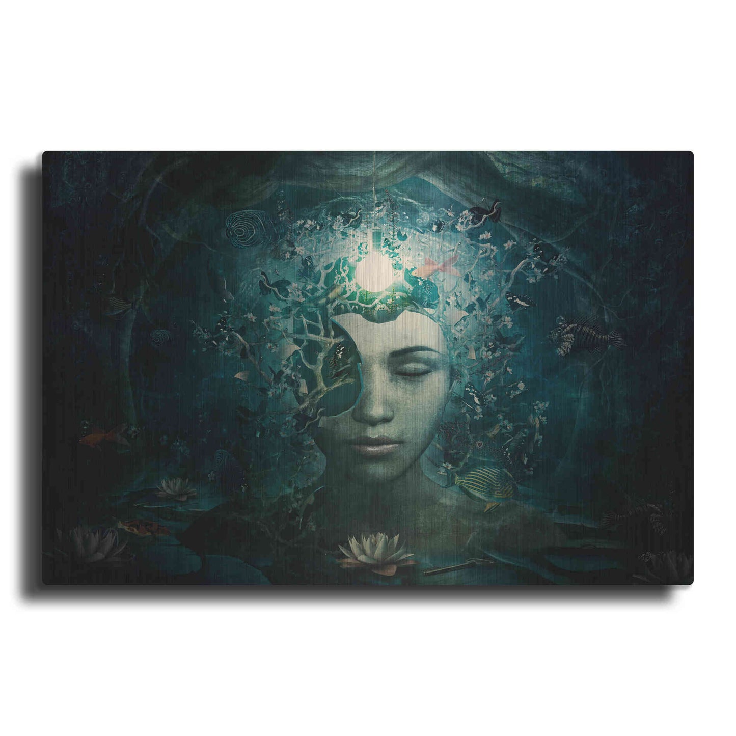 Luxe Metal Art 'Beautiful And Broken' by Cameron Gray Metal Wall Art
