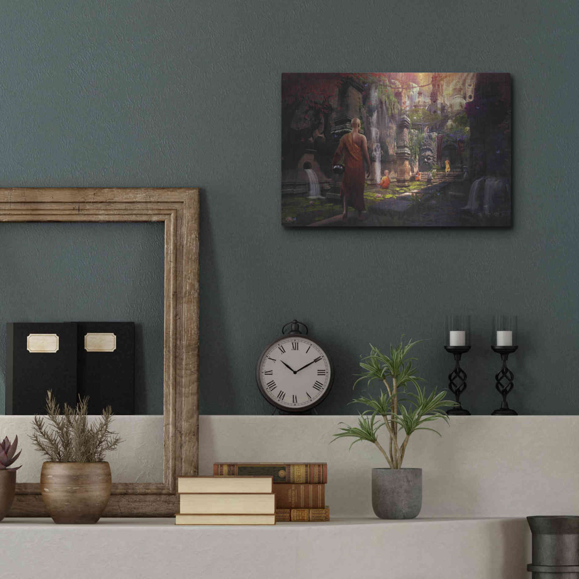Luxe Metal Art 'Hidden Sanctuary' by Cameron Gray Metal Wall Art,16x12