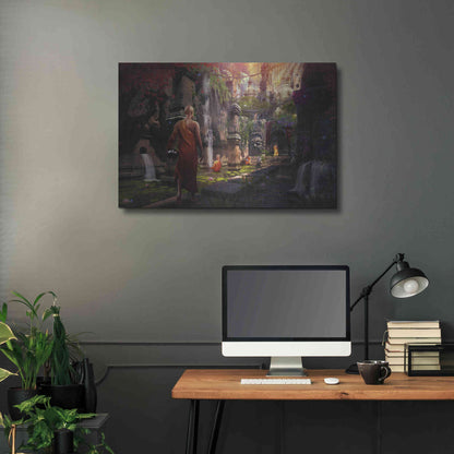 Luxe Metal Art 'Hidden Sanctuary' by Cameron Gray Metal Wall Art,36x24