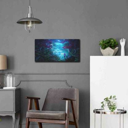 Luxe Metal Art 'Lost Sky' by Cameron Gray Metal Wall Art,24x12