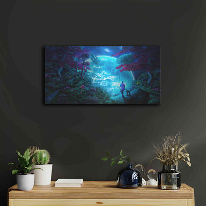 Luxe Metal Art 'Lost Sky' by Cameron Gray Metal Wall Art,24x12